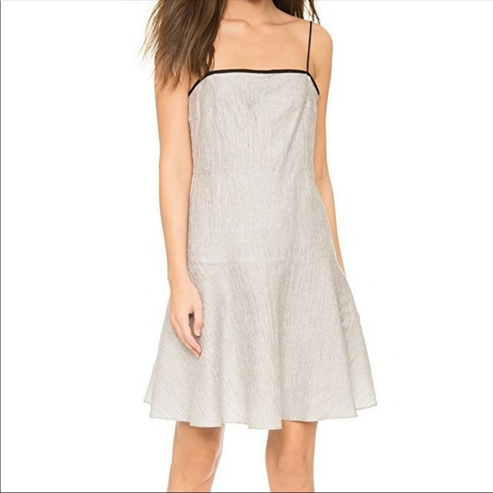 Rag and Bone Dune Black White Pinstripe Dress